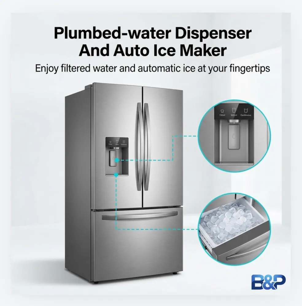 Fridge water line connection in Wolverton